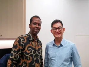 First Secretary Bertin Mugiraneza from the High Commission of Rwanda